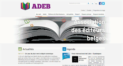 Desktop Screenshot of adeb.be