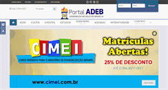 Desktop Screenshot of adeb.com.br