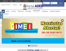 Tablet Screenshot of adeb.com.br